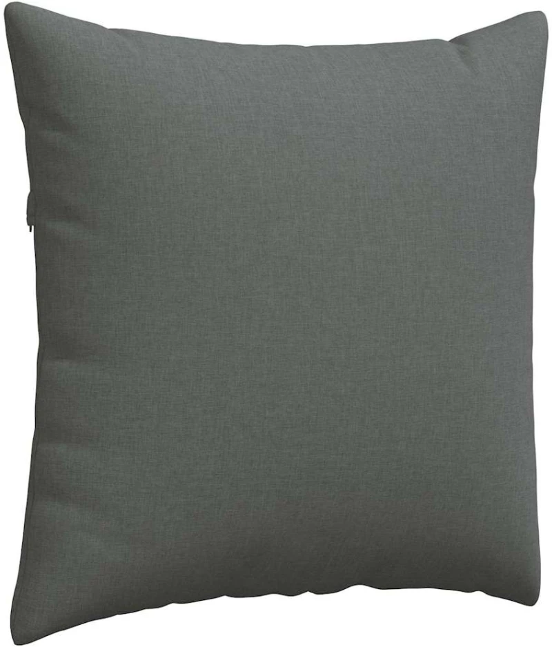 vidaXL Μαξιλάρι Καναπέ 2 pcs Σκούρο Γκρι 60 x 60 cm ύφασμα