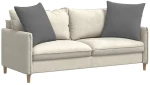 vidaXL Μαξιλάρι Καναπέ 2 pcs Σκούρο Γκρι 60 x 60 cm ύφασμα