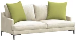vidaXL Μαξιλάρι Καναπέ 2 pcs Ανοιχτό Πράσινο 80 x 80 cm ύφασμα