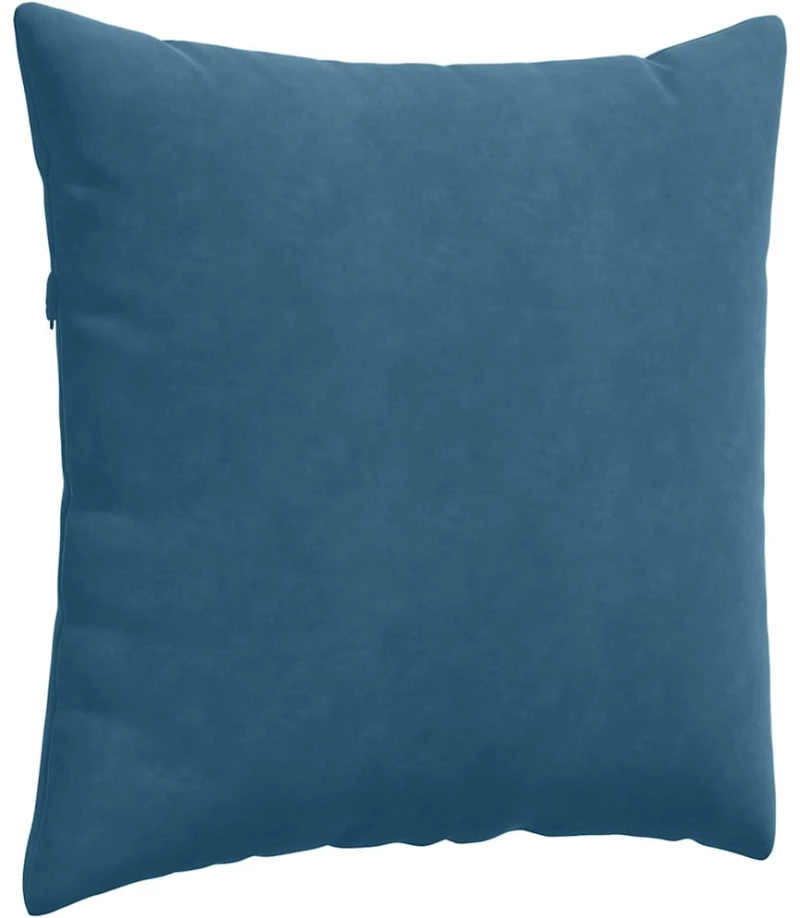 vidaXL Μαξιλάρι Καναπέ 2 pcs Μπλε 80 x 80 cm Υφασμάτινο Κορντουρά