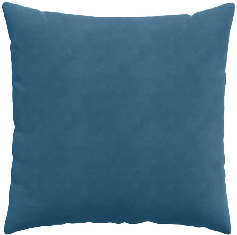 vidaXL Μαξιλάρι Καναπέ 2 pcs Μπλε 80 x 80 cm Υφασμάτινο Κορντουρά