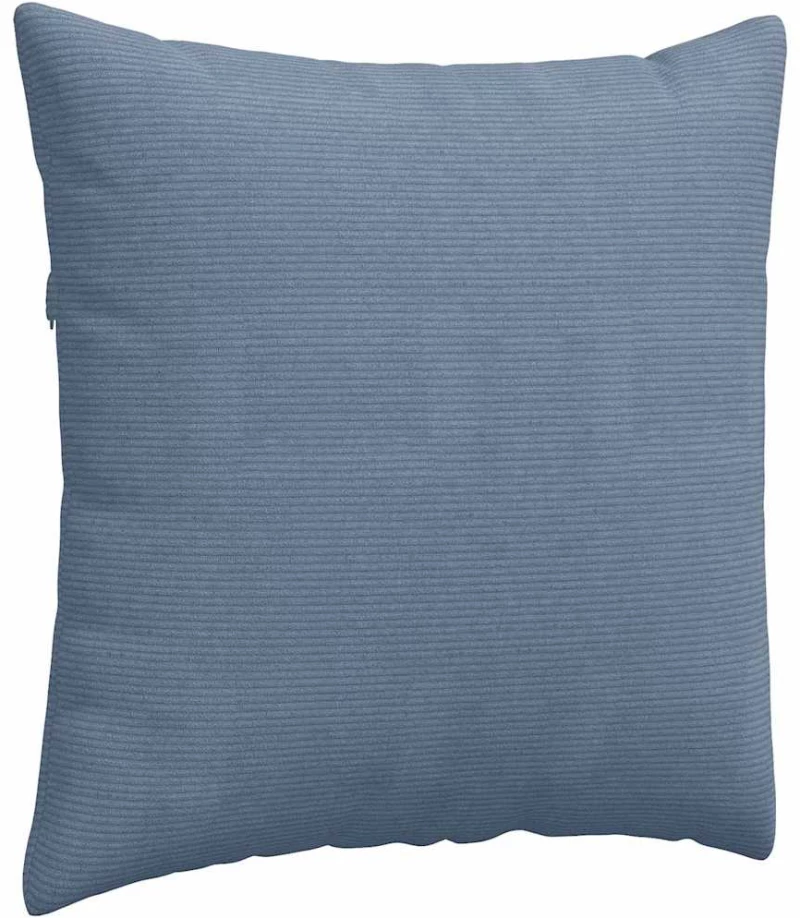 vidaXL Μαξιλάρι Καναπέ 2 pcs Μπλε 80 x 80 cm Υφασμάτινο Κορντουρά