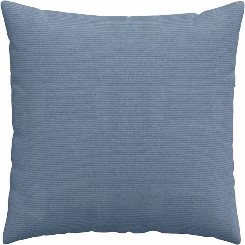 vidaXL Μαξιλάρι Καναπέ 2 pcs Μπλε 80 x 80 cm Υφασμάτινο Κορντουρά