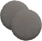 vidaXL Μαξιλάρια καθισμάτων 2 pcs Ανοιχτό γκρι Ø 30 x 13 εκ.