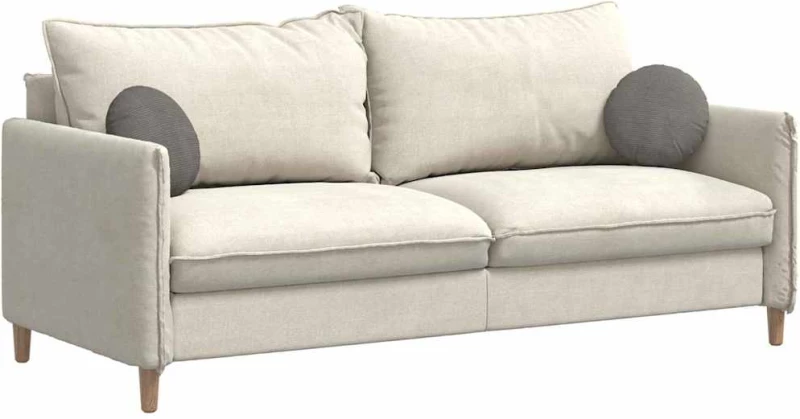 vidaXL Μαξιλάρια καθισμάτων 2 pcs Ανοιχτό γκρι Ø 30 x 13 εκ.