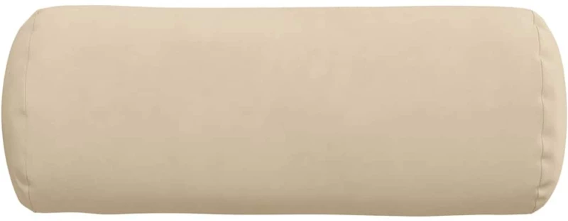 vidaXL Μαξιλάρια Στήριγμα 2 pcs Κρεμ Ø 15 x 40 εκ Ύφασμα Μικροΐνας