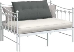 vidaXL Μαξιλάρι Πλάτης Σκούρο Γκρι 100 x 19 x 50 εκ ύφασμα