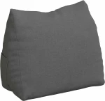 vidaXL Μαξιλάρι Πλάτης Σκούρο Γκρι 45 x 20 x 35 εκ. ύφασμα