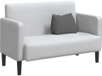 vidaXL Μαξιλάρι Πλάτης Σκούρο Γκρι 45 x 20 x 35 εκ. ύφασμα