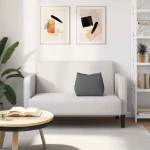 vidaXL Μαξιλάρι Πλάτης Σκούρο Γκρι 45 x 20 x 35 εκ. ύφασμα