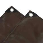 vidaXL Τέντα 650g / m² Καφέ 2 x 3 m Καμβάς με επικάλυψη PVC