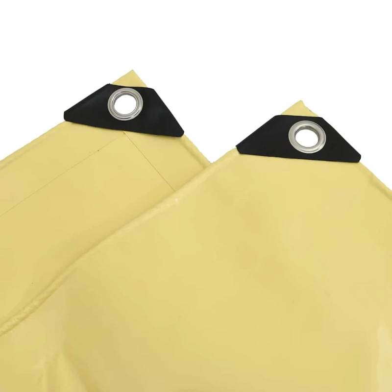 vidaXL Τέντα 650g / m² Μπεζ 3 x 4 m Καμβάς με επικάλυψη PVC