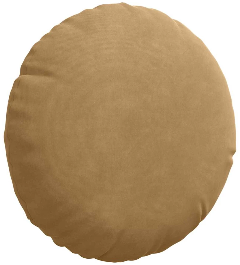 vidaXL Μαξιλάρια καθισμάτων 2 pcs Καφέ Ø 40 x 13 εκ. Βελούδο