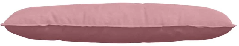 vidaXL Μαξιλάρι Πλάτης Ροζ 120 x 50 cm Υφασμάτινο Κορντουρά