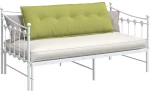 vidaXL Μαξιλάρι Πλάτης Ανοιχτό Πράσινο 140 x 19 x 50 εκ ύφασμα