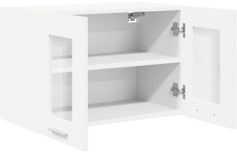 vidaXL Κρεμαστό ντουλάπι με πόρτα Riga 2 pcs Λευκό 60 x 31 x 40 εκ