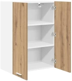 vidaXL Κρεμαστό ντουλάπι με πόρτα Riga Artisan Oak 60 x 31 x 80 εκ.