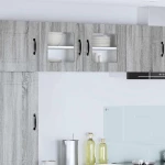 vidaXL Κρεμαστό ντουλάπι κουζίνας Γκρίζο Σονομα 40 x 31 x 40 εκ.