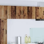 vidaXL Κρεμαστό ντουλάπι κουζίνας 2 pcs Παλιό Ξύλο 50 x 31 x 40 εκ.