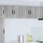vidaXL Κρεμαστό ντουλάπι κουζίνας Γκρίζο Σονομα 60 x 31 x 40 εκ
