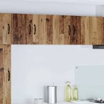 vidaXL Κρεμαστό ντουλάπι κουζίνας 2 pcs Παλιό Ξύλο 60 x 31 x 40 εκ