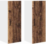 vidaXL Κρεμαστό ντουλάπι κουζίνας 2 pcs Παλιό Ξύλο 30 x 31 x 80 εκ.