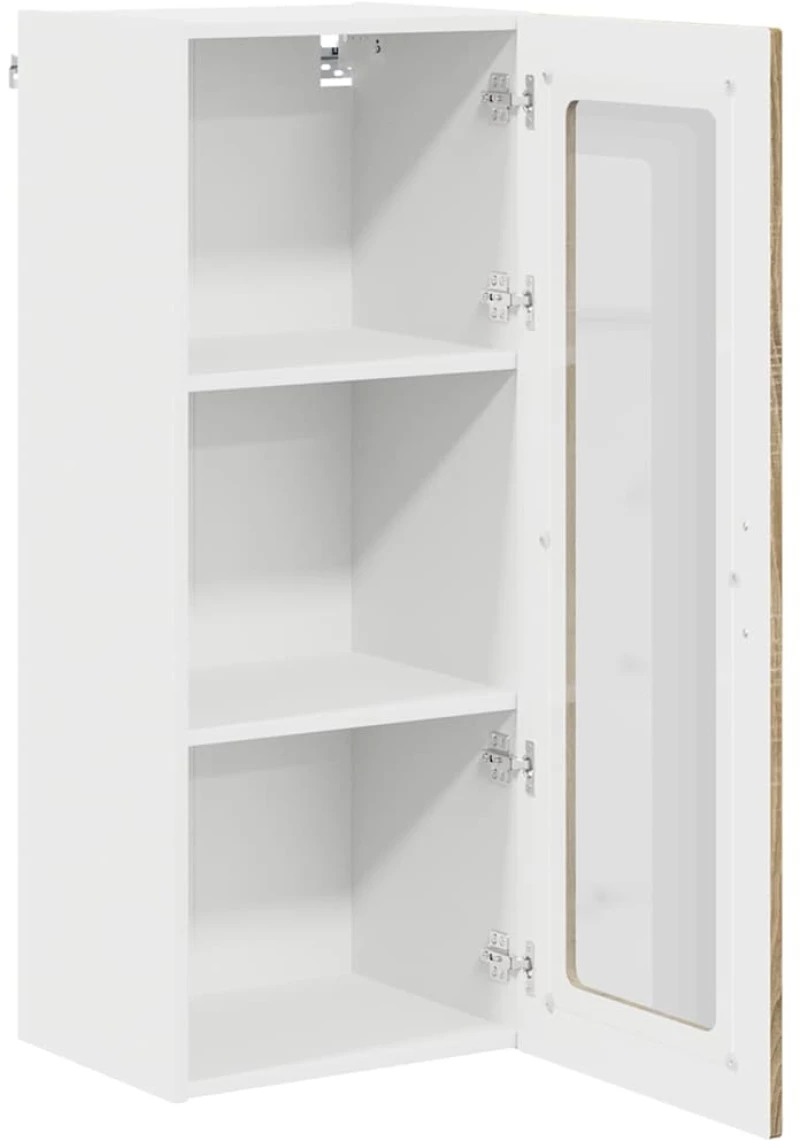 vidaXL Κρεμαστό ντουλάπι κουζίνας Δρύς Sonoma 40 x 31 x 100 εκ.