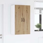 vidaXL Κρεμαστό ντουλάπι κουζίνας Artisan Oak 60 x 31 x 100 εκ.