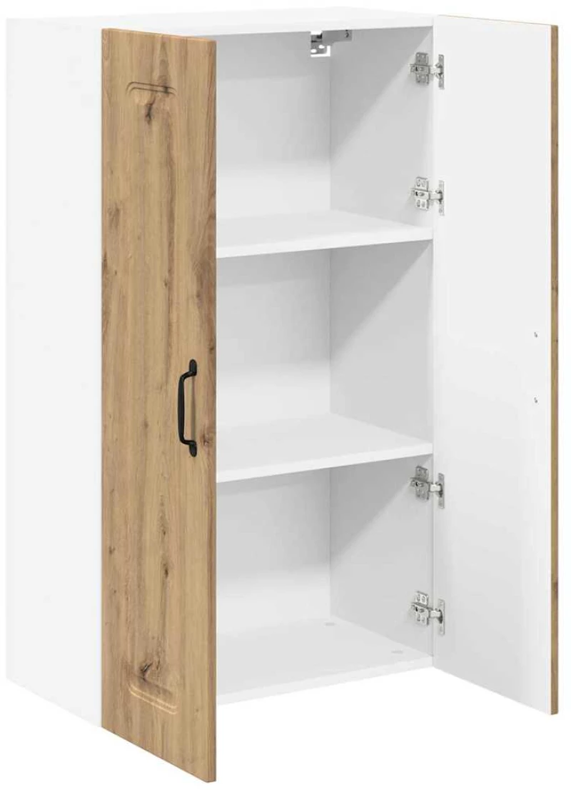 vidaXL Κρεμαστό ντουλάπι κουζίνας Artisan Oak 60 x 31 x 100 εκ.