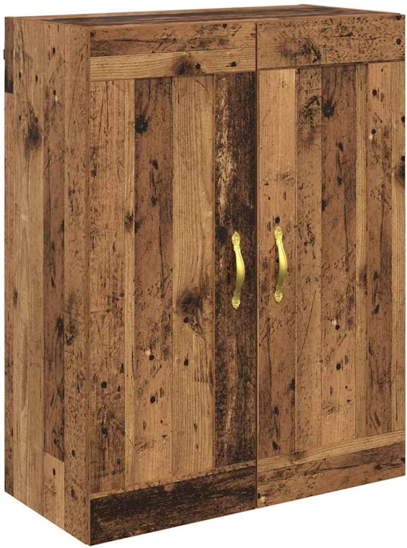 vidaXL Highboard Παλιό Ξύλο 69,5 x 34 x 180 εκ. Επεξεργασμένο ξύλο