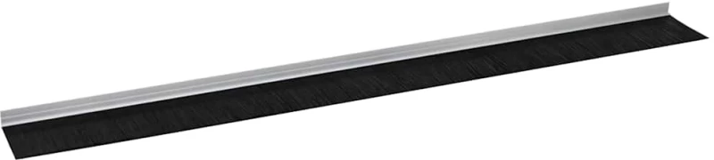 vidaXL Αυτοκόλλητες σφραγίδες πόρτας 12 pcs Ασημί 100 cm