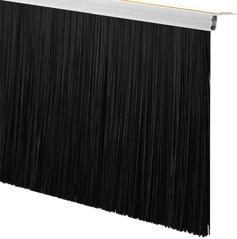 vidaXL Αυτοκόλλητες σφραγίδες πόρτας 12 pcs Ασημί 100 cm