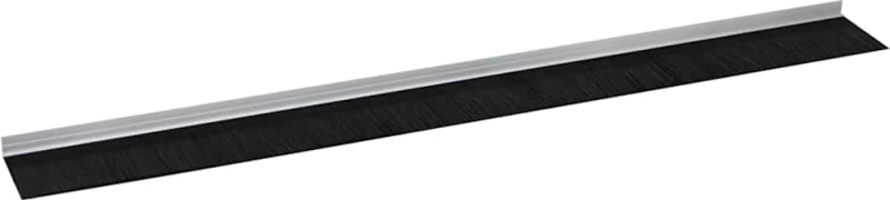 vidaXL Αυτοκόλλητες σφραγίδες πόρτας 2 pcs Ασημί 100 cm