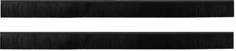 vidaXL Αυτοκόλλητες σφραγίδες πόρτας 2 pcs Μαύρο 100 cm