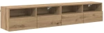 vidaXL Βάσεις τηλεόρασης Επιτοίχιο 2 pcs Artisan Oak 80 x 30 x 30 εκ