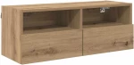 vidaXL Βάσεις τηλεόρασης Επιτοίχιο 2 pcs Artisan Oak 80 x 30 x 30 εκ