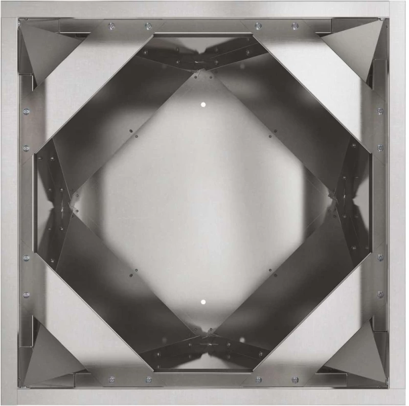 vidaXL Γλάστρα 2 pcs Ασημί 50 x 50 x 75 cm Ανοξείδωτο ατσάλι
