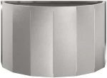 vidaXL Γλάστρα Ασημί 60 x 30 x 35 εκ Ανοξείδωτο ατσάλι