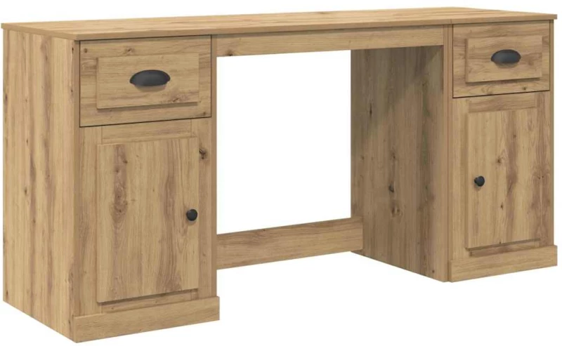 vidaXL Γραφείο με Ντουλάπι με συρτάρι Artisan Oak 154,5 x 50 x 75 εκ