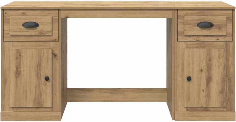 vidaXL Γραφείο με Ντουλάπι με συρτάρι Artisan Oak 154,5 x 50 x 75 εκ