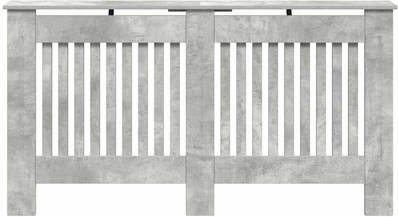 vidaXL Καπάκι Καλοριφέρ Σκυρόδεμα Γκρι 152 x 19 x 81,5 cm