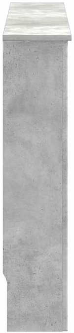 vidaXL Καπάκι Καλοριφέρ Σκυρόδεμα Γκρι 152 x 19 x 81,5 cm