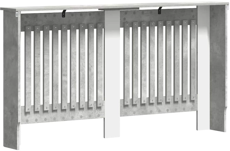 vidaXL Καπάκι Καλοριφέρ Σκυρόδεμα Γκρι 152 x 19 x 81,5 cm