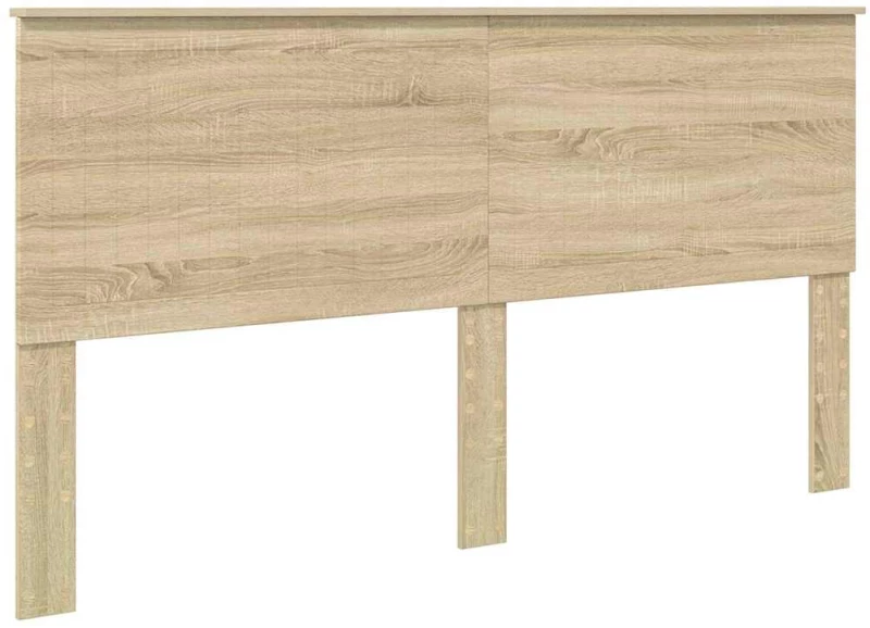 vidaXL Κεφαλάρι με κεφαλάρι Δρύς Sonoma 180 cm Επεξεργασμένο ξύλο