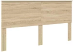 vidaXL Κεφαλάρι με κεφαλάρι Δρύς Sonoma 180 cm Επεξεργασμένο ξύλο