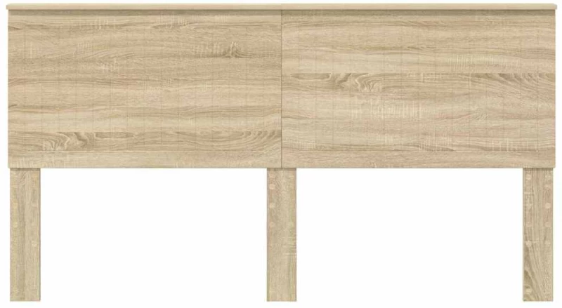 vidaXL Κεφαλάρι με κεφαλάρι Δρύς Sonoma 180 cm Επεξεργασμένο ξύλο