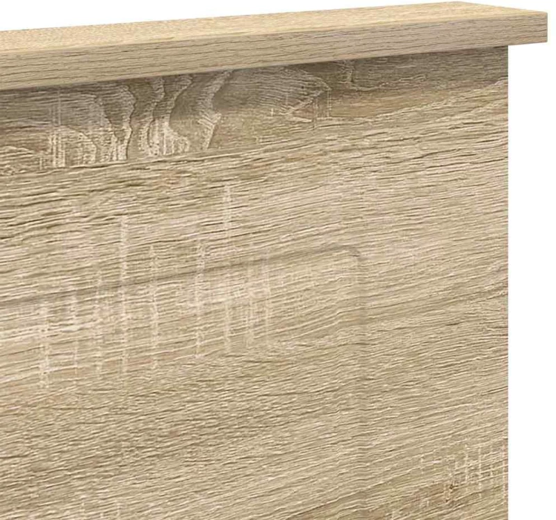 vidaXL Κεφαλάρι με κεφαλάρι Δρύς Sonoma 180 cm Επεξεργασμένο ξύλο