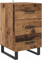 vidaXL Κομοδίνο Παλιό Ξύλο 40 x 40 x 66 εκ. Επεξεργασμένο ξύλο