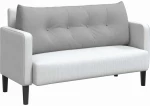 vidaXL Μαξιλάρι Πλάτης Σκίουρος Γκρί 120 x 24 x 50 εκ ύφασμα
