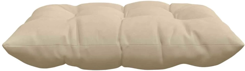 vidaXL Μαξιλάρια καθισμάτων 4 pcs Κρεμ 40 x 40 x 6 cm Μικροΐνες
